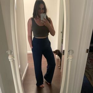 Lululemon High Waisted, Wide Leg Lounge Pants